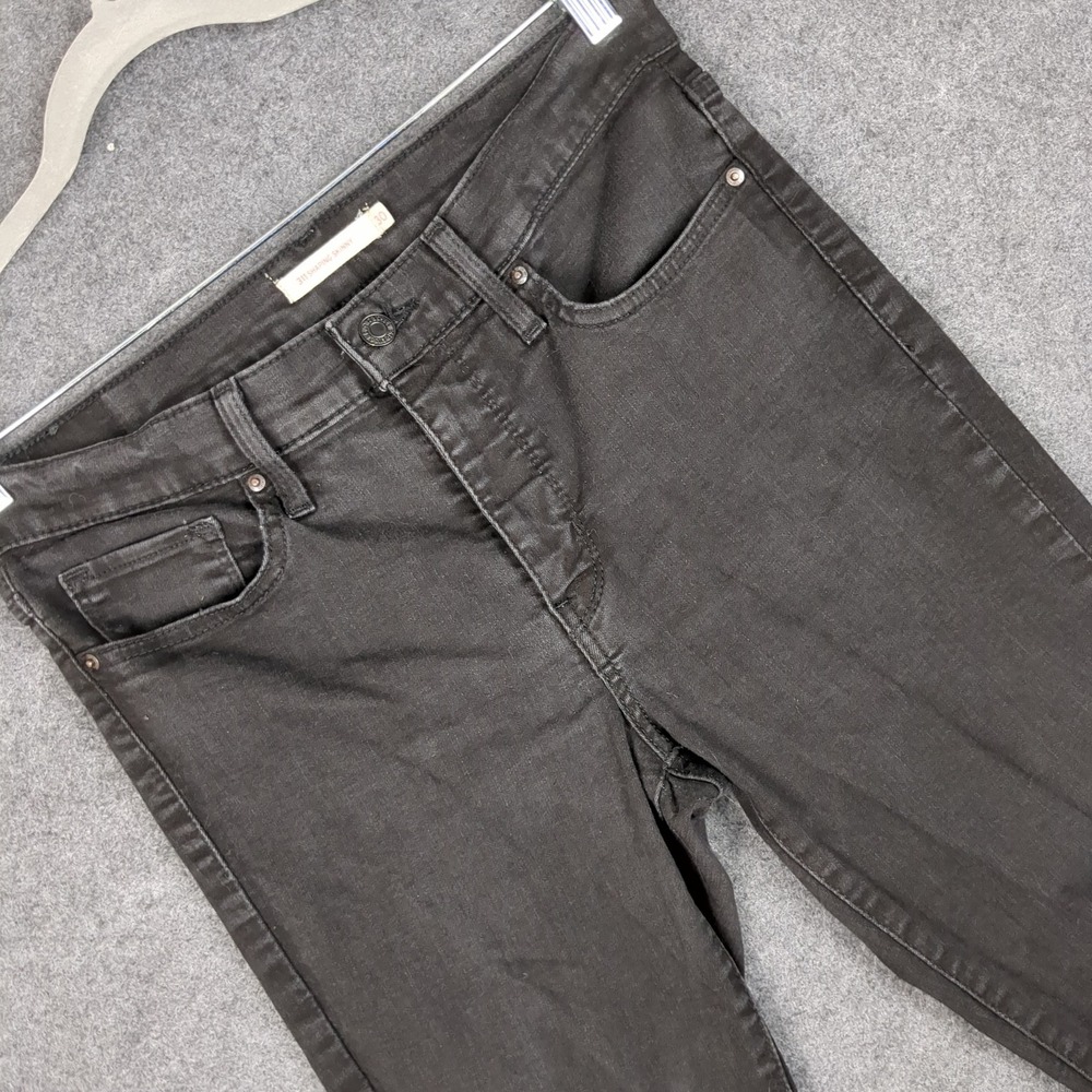 Levis 311 Shaping Skinny Jeans Womens 30x28 Black Denim Mid Rise